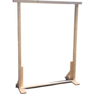 Wooden rectangular arch