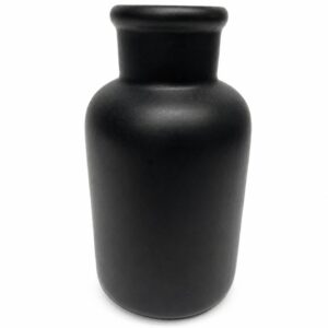 Black bud vase