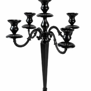 Black candelabra 5 arm