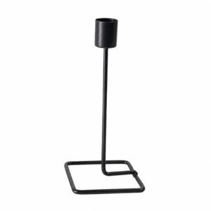 Black modern candle holder tall