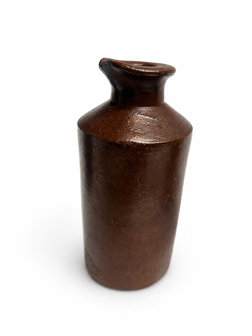 Brown antique vase 8