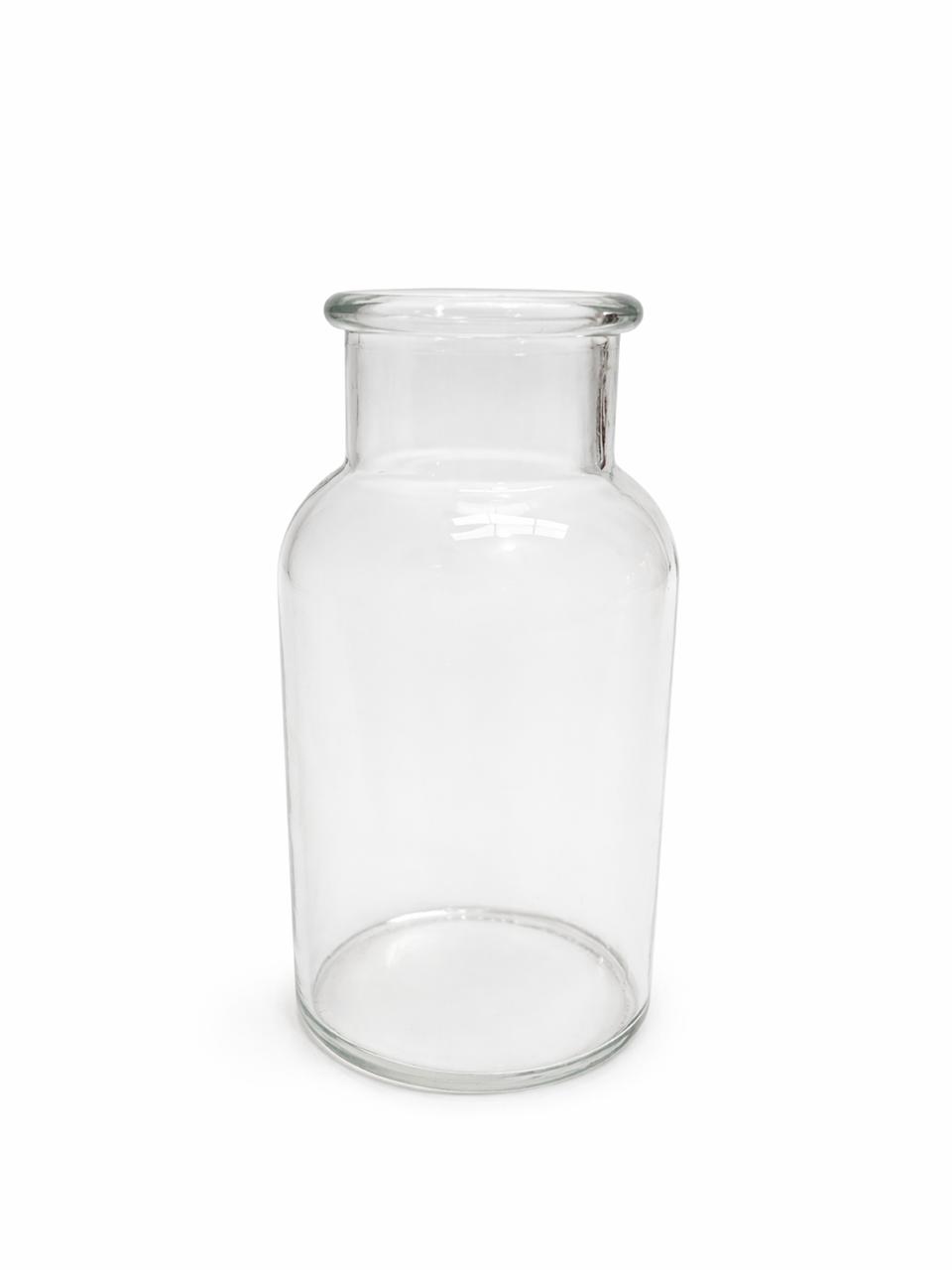 Clear bud vase
