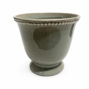Duck egg dotted vase S