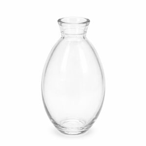 Glass curved vase