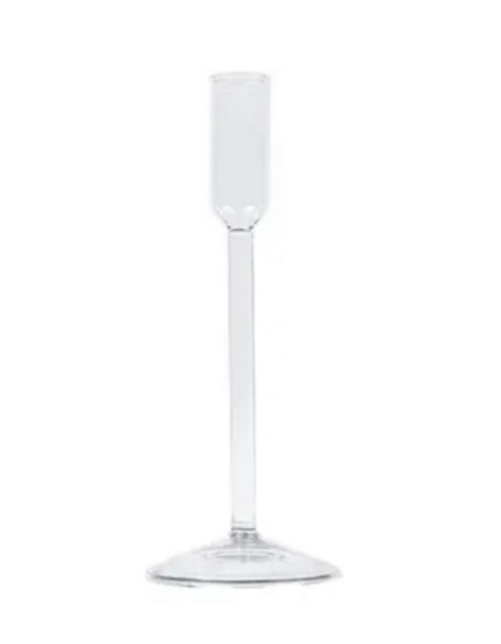 Glass elegant candle holder M