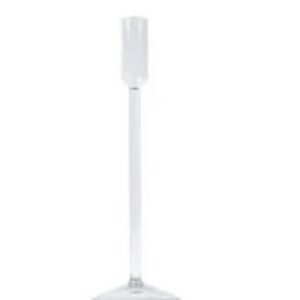 Glass elegant candle holder tall