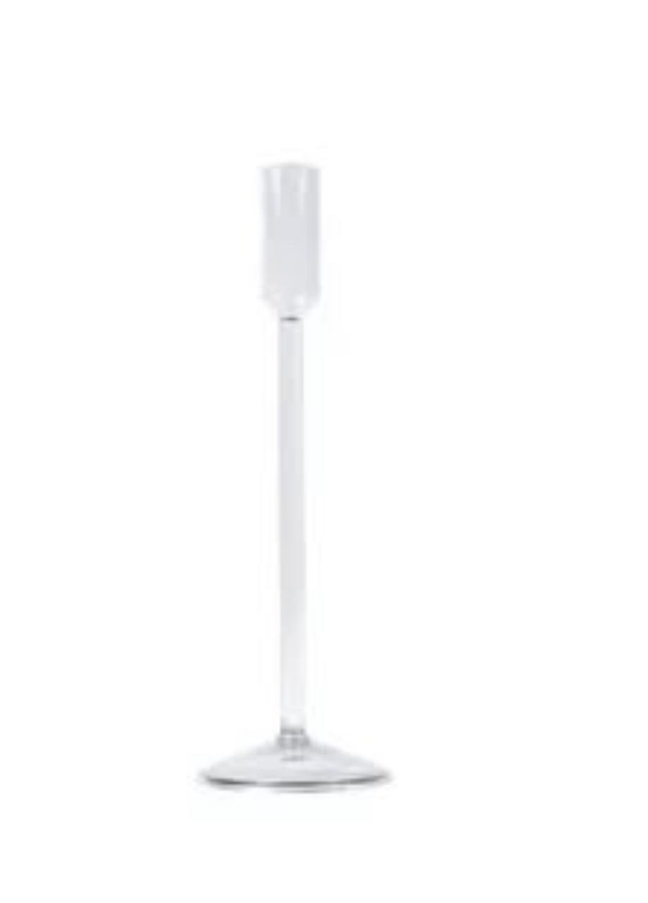 Glass elegant candle holder tall