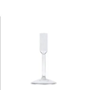 Glass elegant candle holder xs