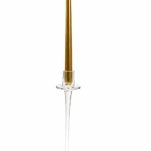 Glass modern candle holder tall