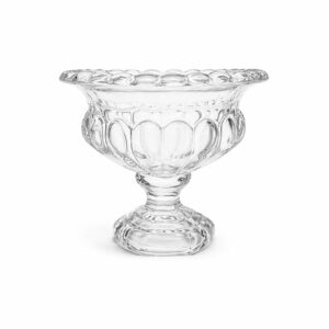 Glass trophy vase flat
