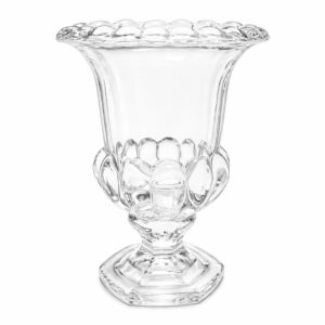 Glass trophy vase tall