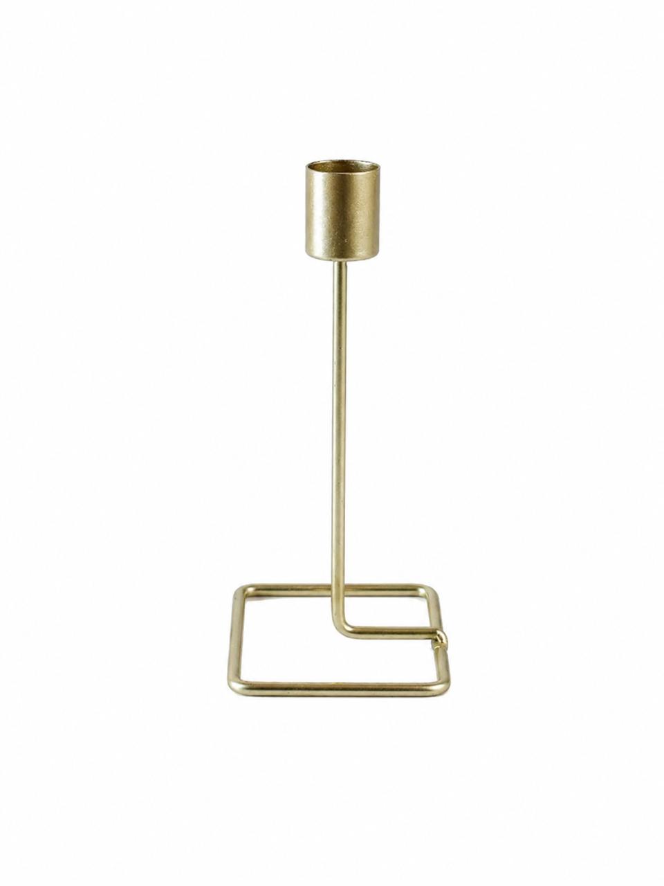 Gold modern candle holder tall