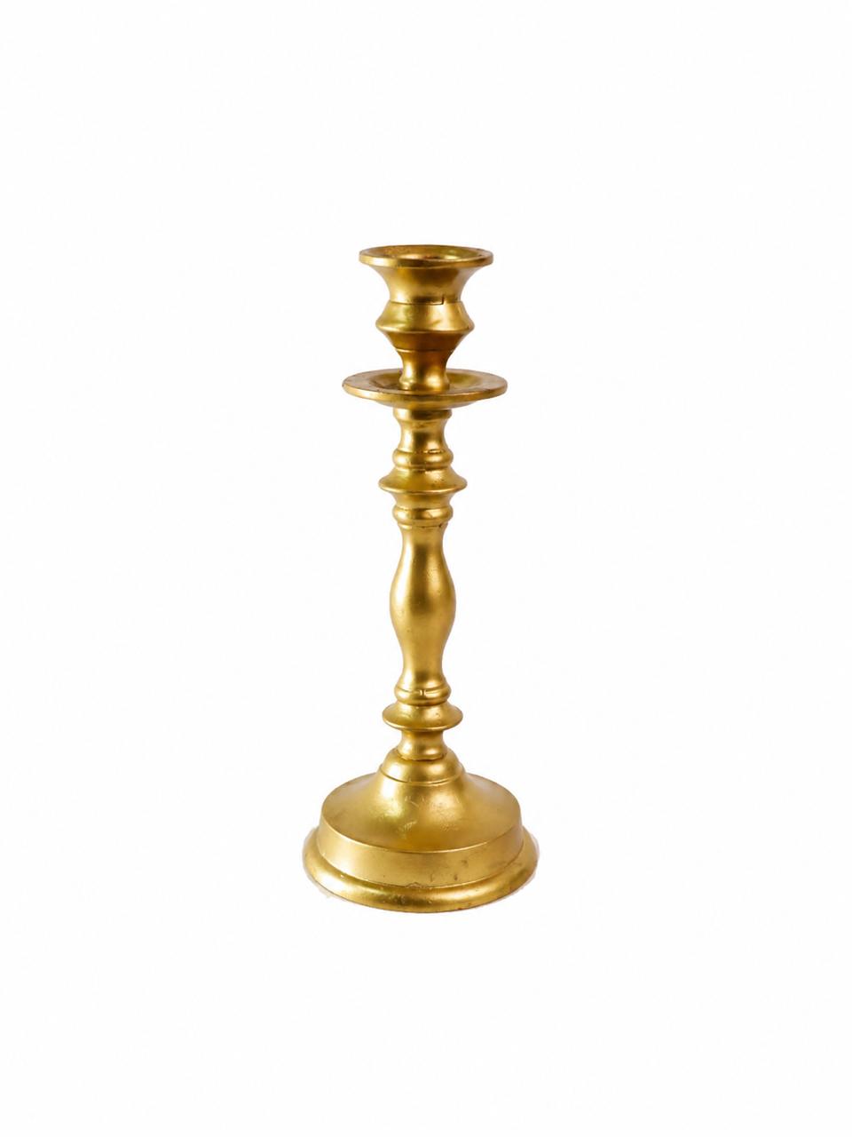 Gold vintage candle holder