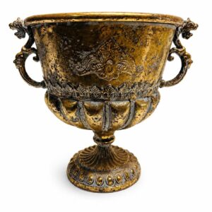 Gold vintage urn