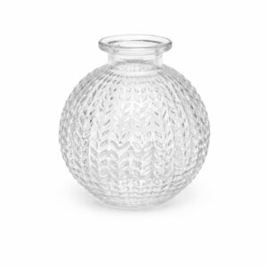 Ribbed posy vase