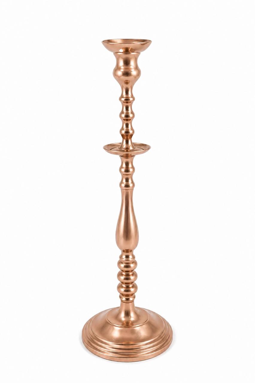 Rose gold candelabra 1 arm