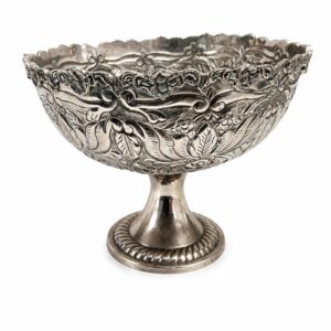 Silver embossed bowl M