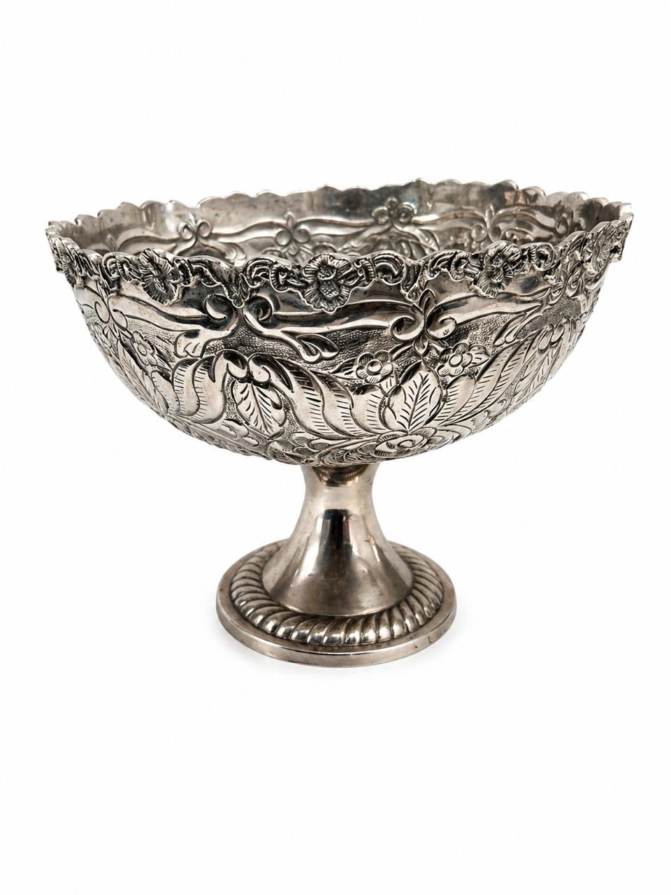 Silver embossed bowl M