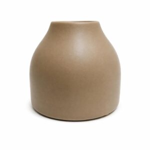 Tan belly vase S