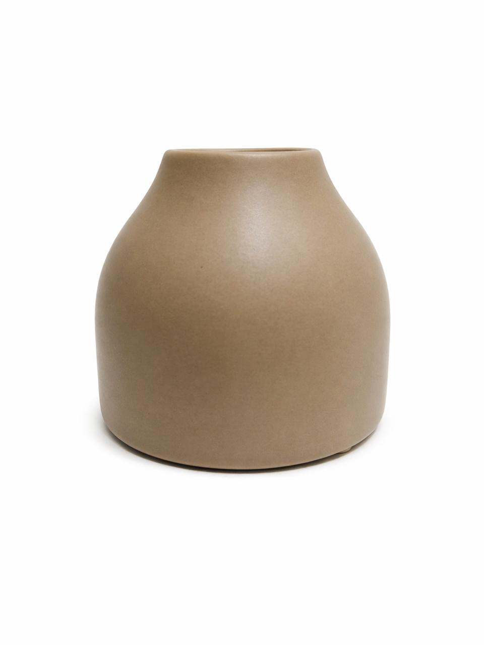Tan belly vase S