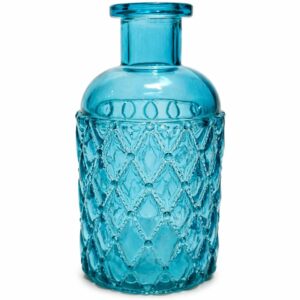 Turquoise medicine bottle