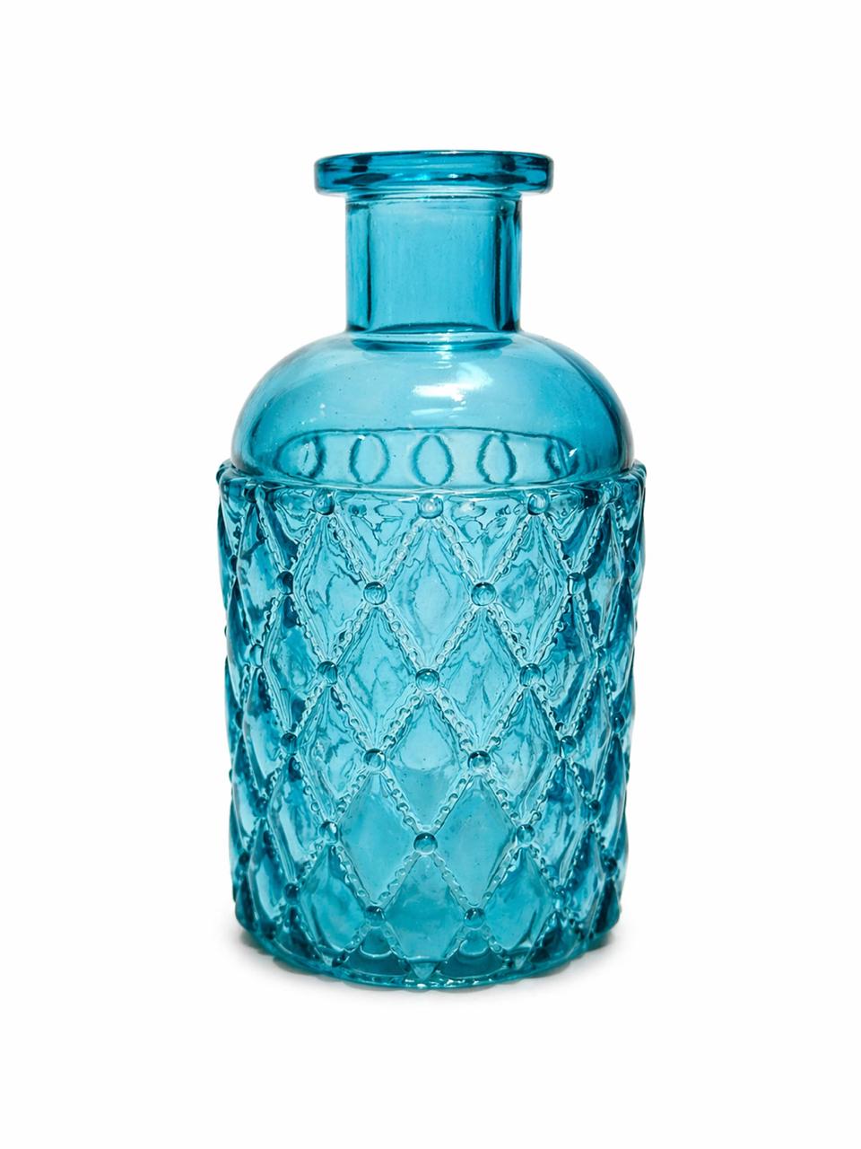Turquoise medicine bottle