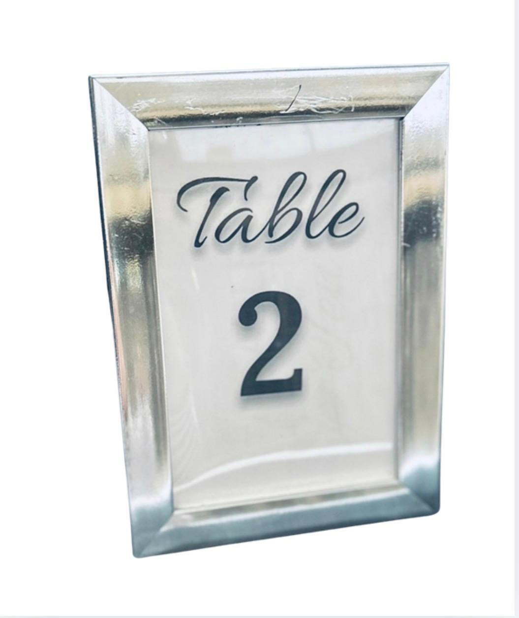 Silver photo frame