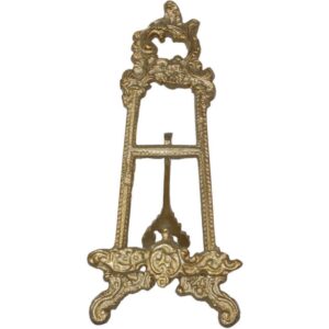 Gold menu easel M