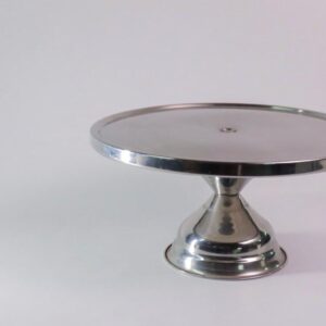 Stainless steel cake stand round