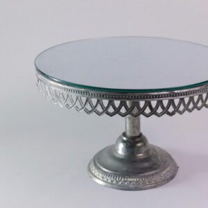 Mirror lace cake stand