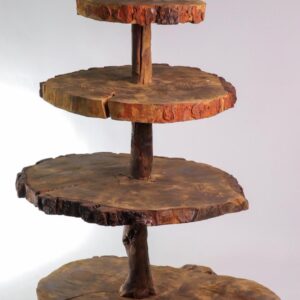 Wooden cupcake stand