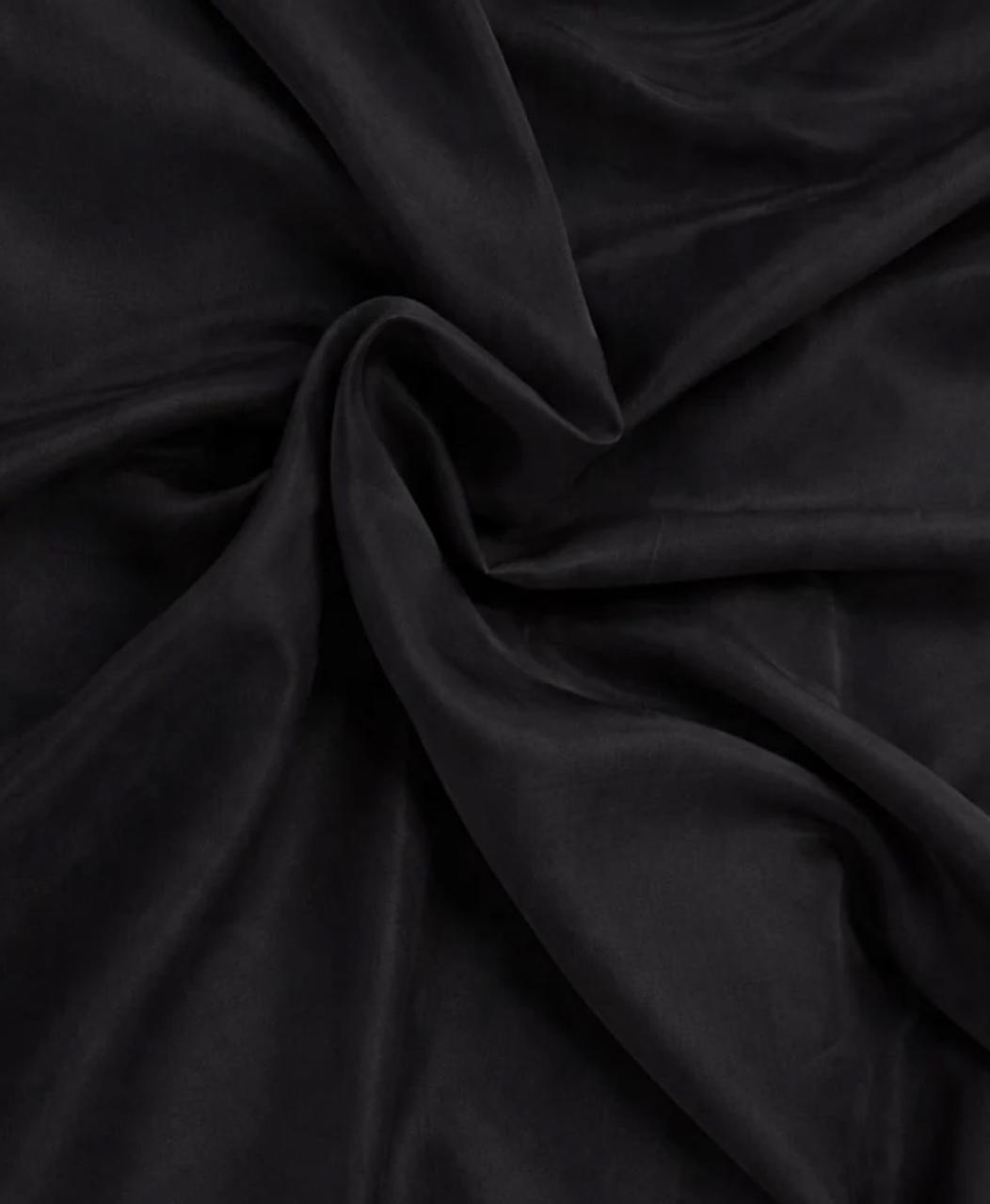 Black draping fabric 1m