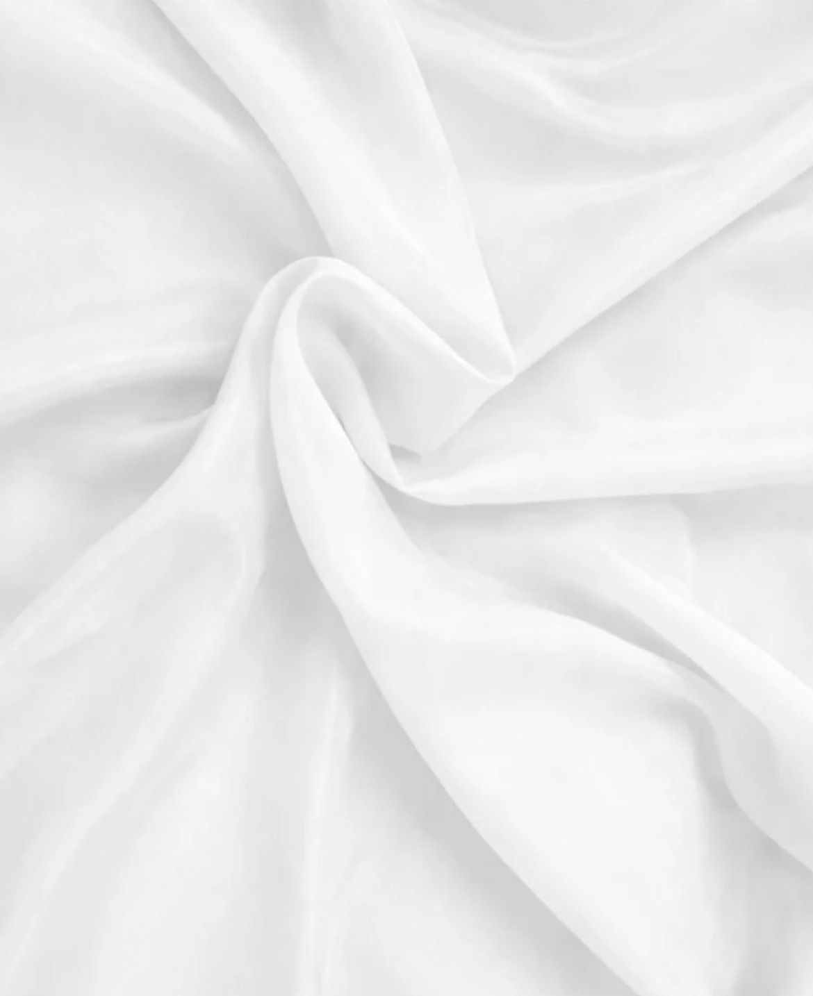White draping for seating 10m