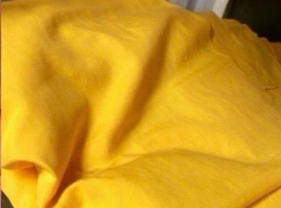 Yellow draping fabric 5m