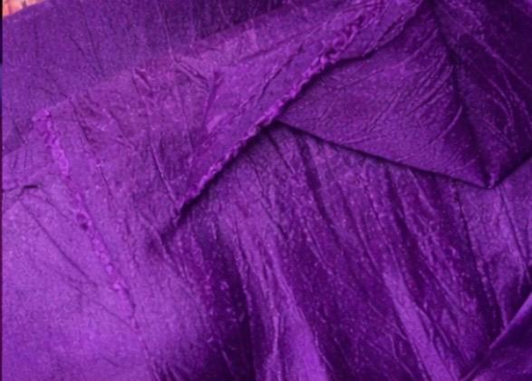Dark purple draping fabric 4m