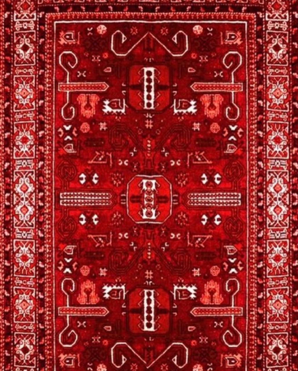 Red medallion carpet