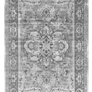 Grey medallion carpet