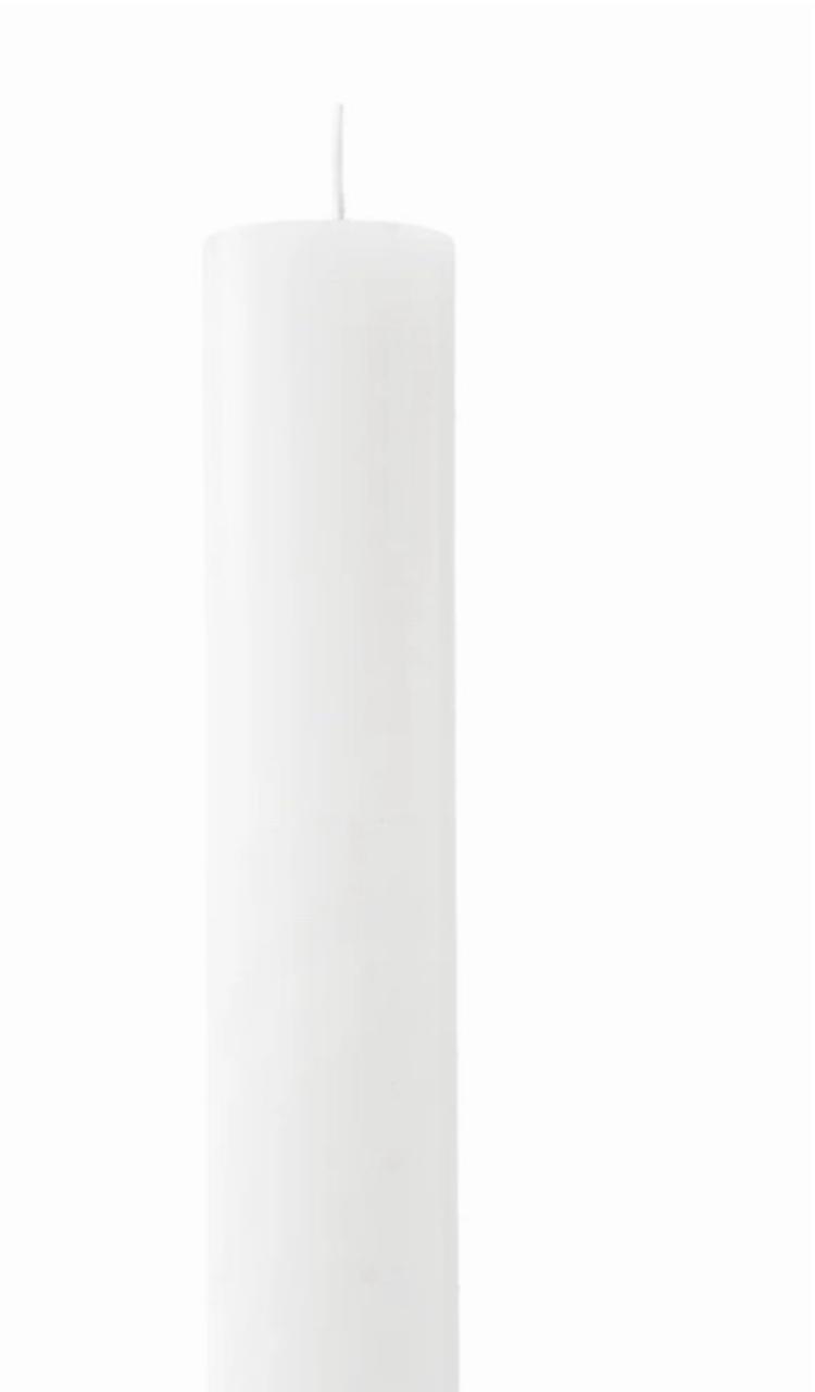Pillar candle hire 25cm x 6cm