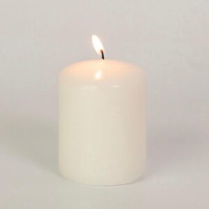 Pillar candle hire 8cm x 6cm