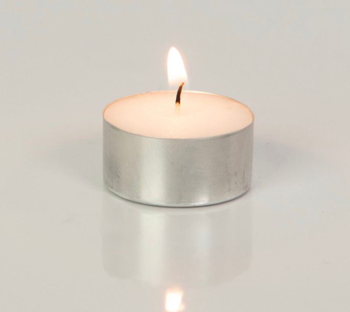 Tealight candle 8 hour burn