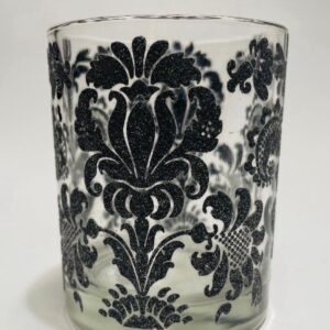 Black lace tealight holder