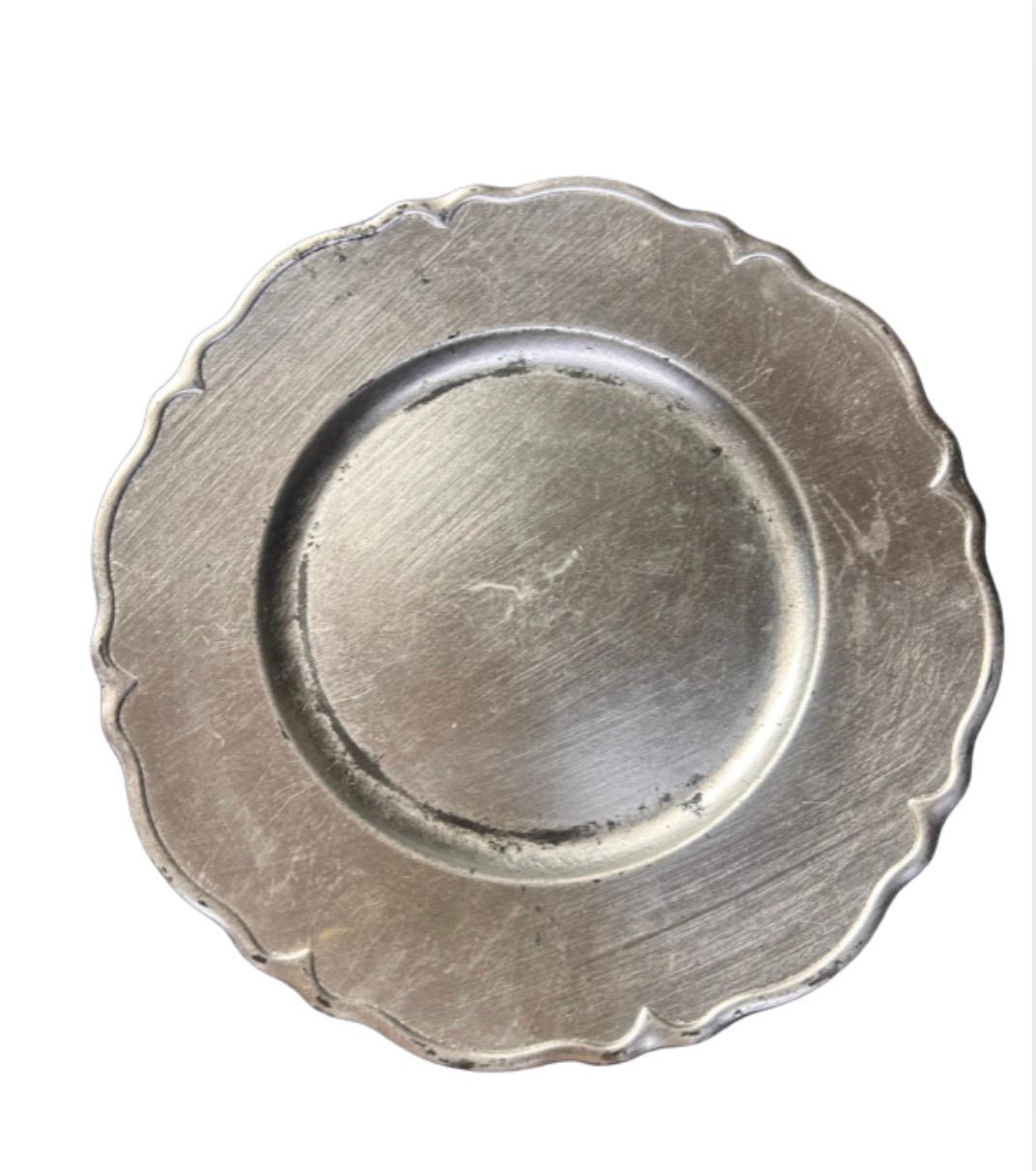 Silver pattern underplate