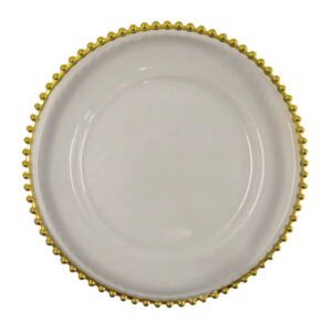 Gold beaded underplate