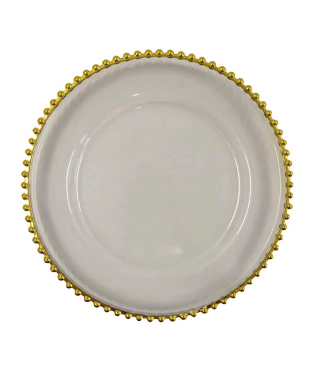 Gold beaded underplate
