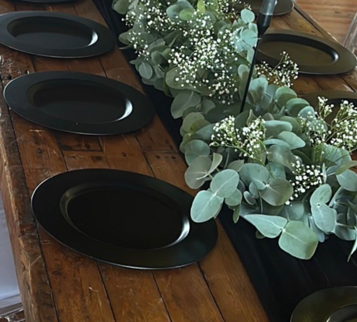 Black underplate
