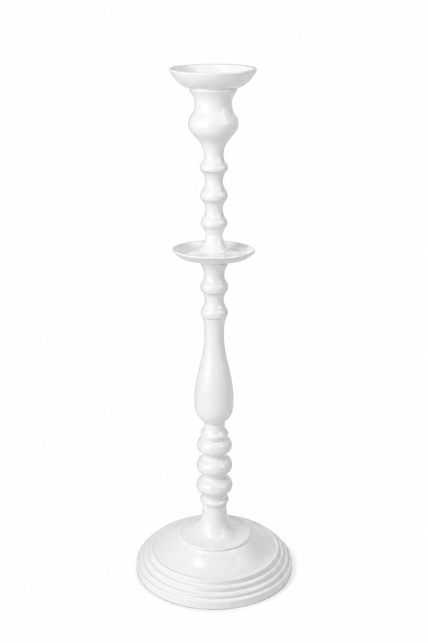 White candelabra 1 arm