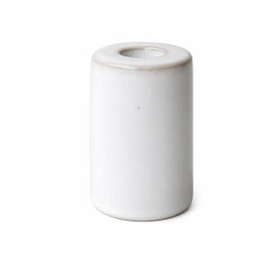 White ceramic dinner candle holder