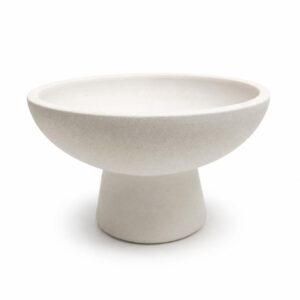 White clay vase