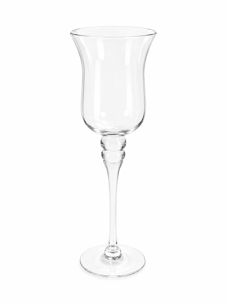 Wine glass vase tall