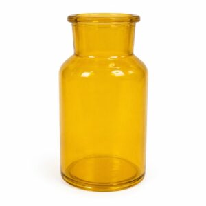 Yellow bud vase
